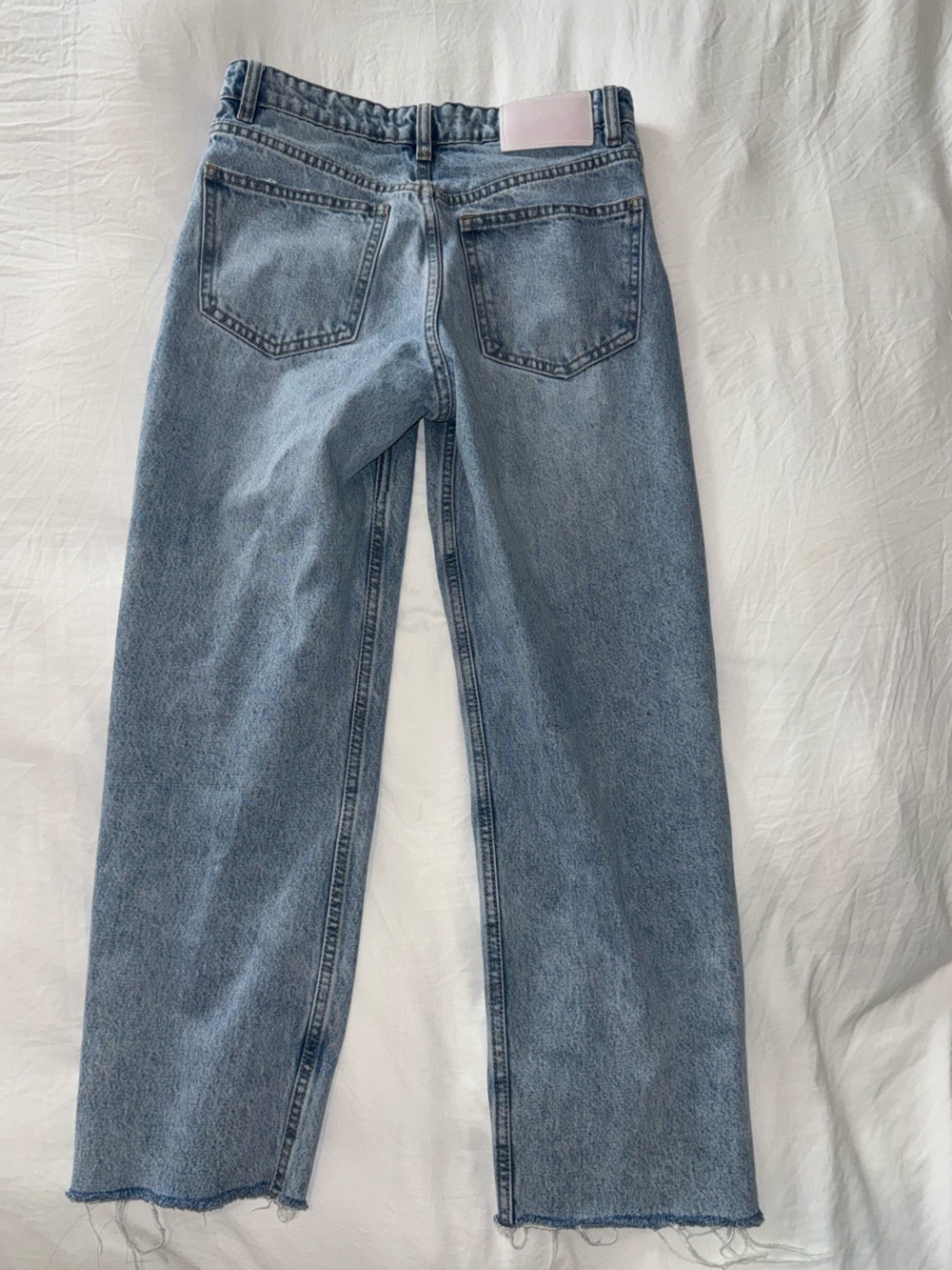 Zara High Waisted Straight-Leg Women's Jeans - Picture 1 of 6